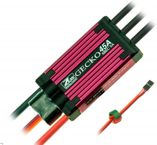 ZTW Gecko 45A Aircraft ESC 5A SBEC 2-6S LiPo ESC Speed Controller for Rc airplan and RC FPV Drone