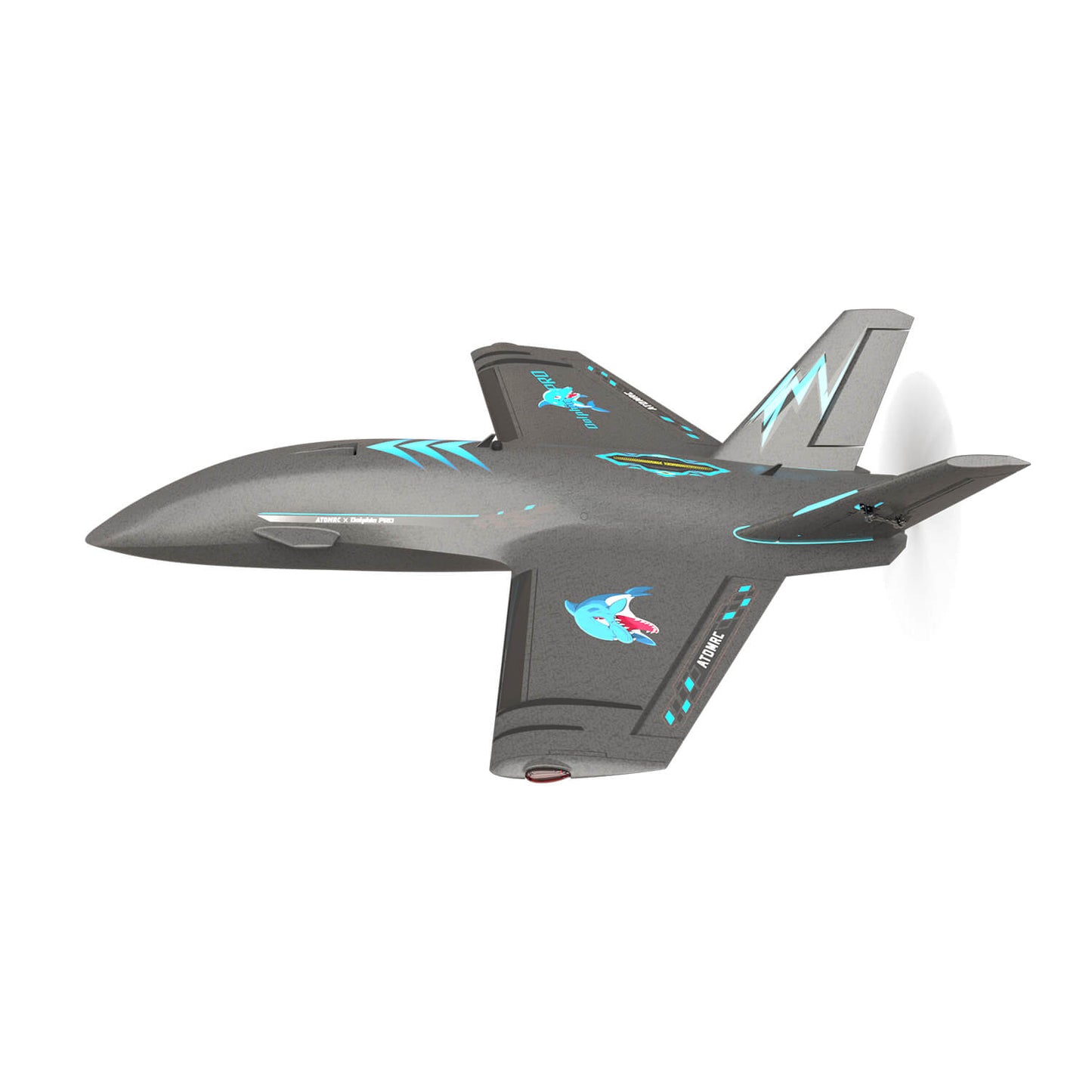 Atomrc Dolphin Pro FPV RTH 800mm Wingspan Fixed Wing - BLACK - Buzz Fpv