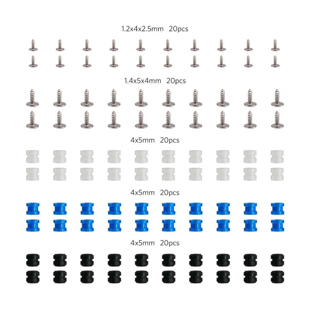 Whoop Screws and Rubber Dampers