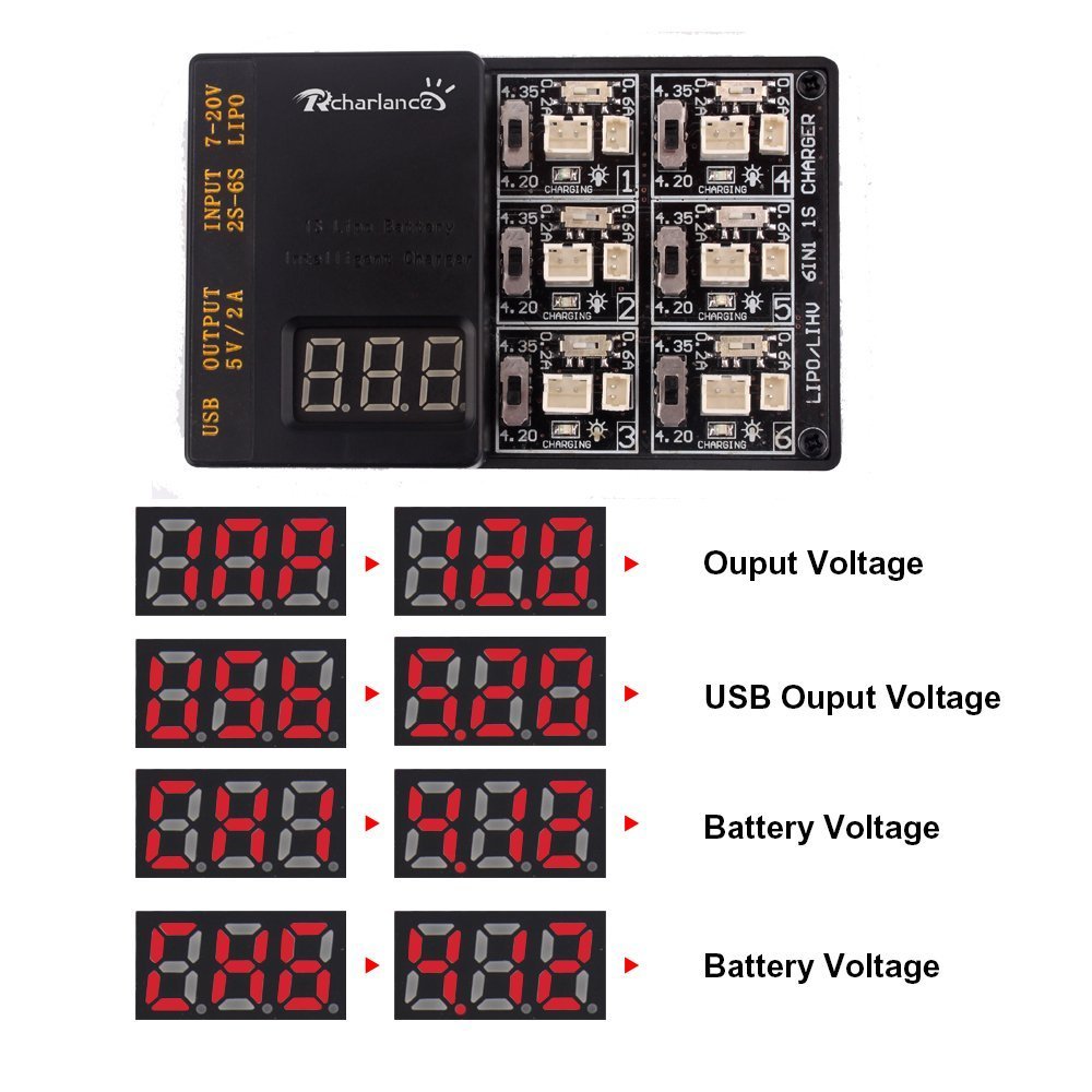1S MULTI-CHARGER, LIPO LIHV BATTERY CHARGER