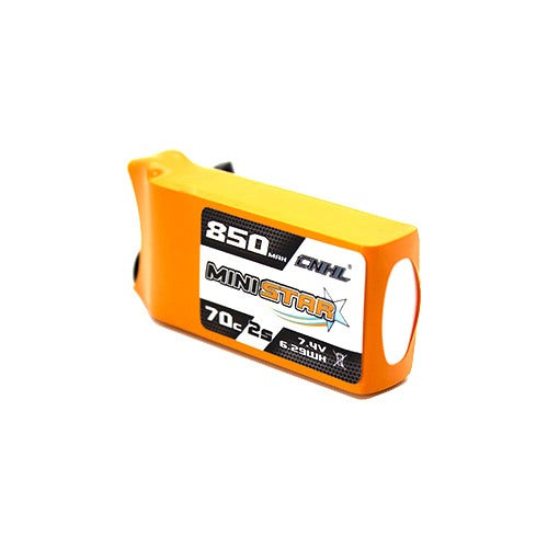 CNHL ministar 850mah 7.4v 2s 70c lipo battery with xt30 plug