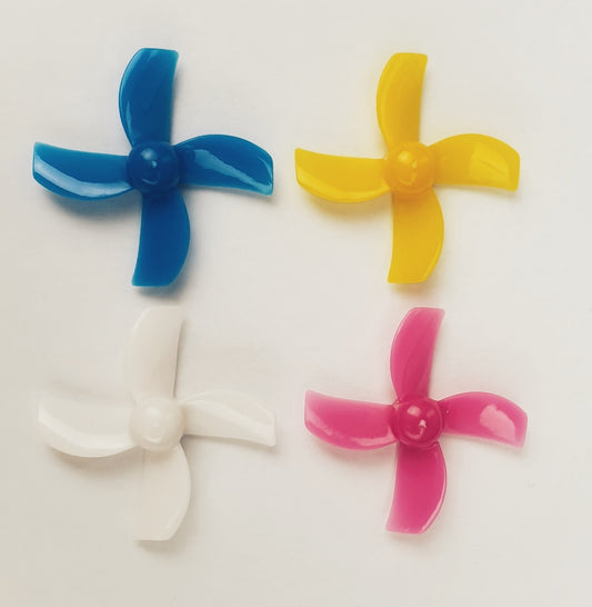 31mm 4-blade Micro Whoop Propellers (1.0mm Shaft)