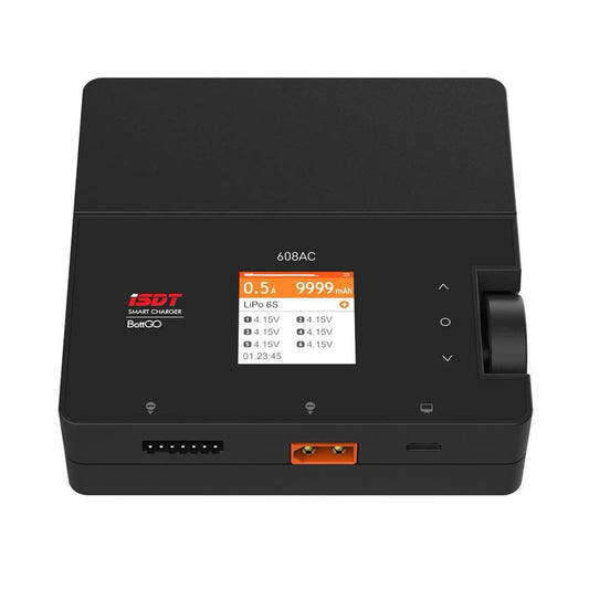 iSDT 608AC Smart Battery Charger AC 50W DC 200W 8A w/ Detachable Power Supply