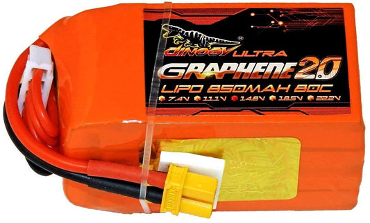 Dinogy 4S 850Mah Graphene Ultra 2.0 XT30