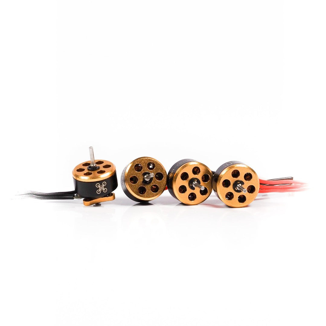 NewBeeDrone 0802 18000kv Brushless Motors - Gold Edition (Set of 4)