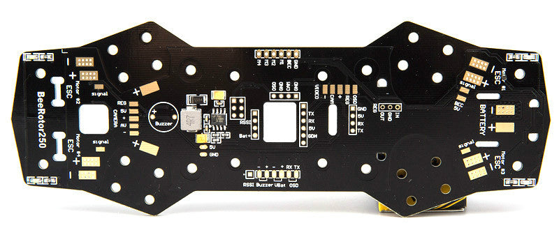 BeeRotor 250/ZMR250 Replacement PDB w/Full LED