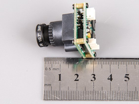 BeeRotor Mini FOV150 700TVL CCD Camera M12-2.8IR 3MP (PAL)