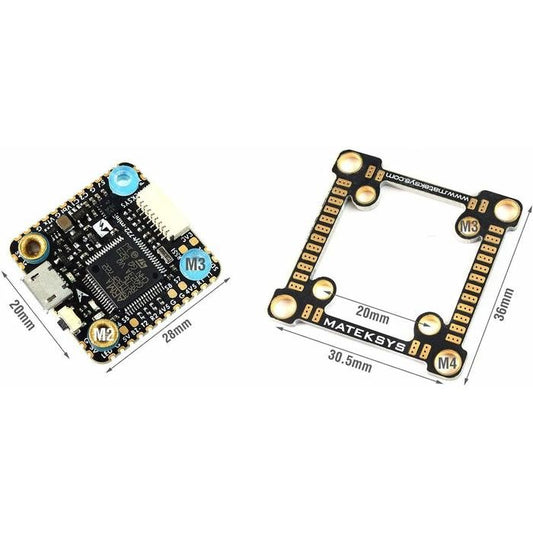 Matek F722 Mini 20X20 Flight Controller: 2-8S