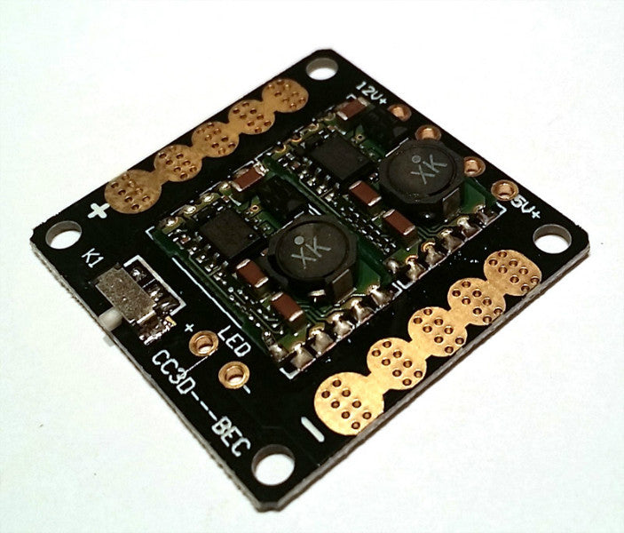 PDB with 12v and 5v Bec and switched led port