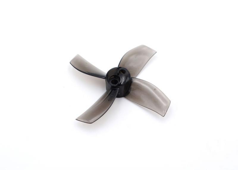 TBS MICRO BRUSHLESS PROPS 4BLADE 40MM (BLACK) (1.5MM HUB)