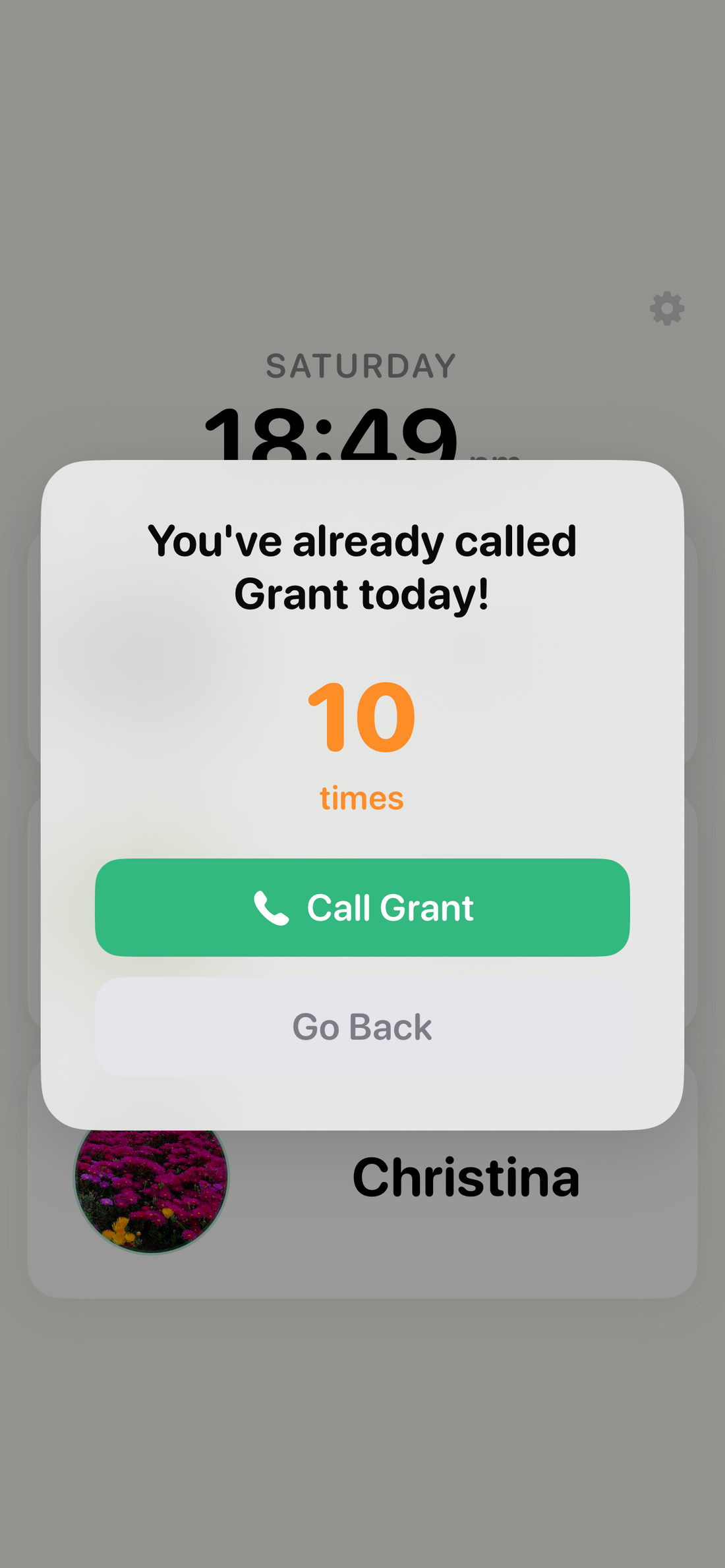 Dementia Dialer - Iphone app