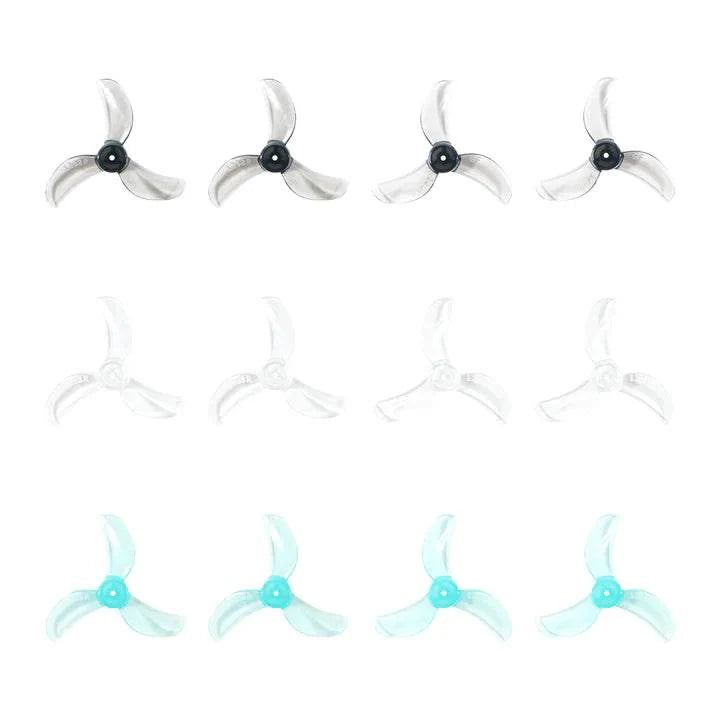Gemfan 1208 3-blade Propellers(0.8mm/1.0mm Shaft)