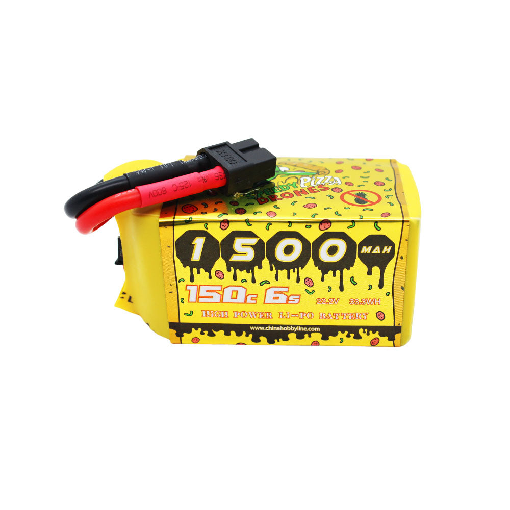 CNHL Speedy Pizza Series Pro 1500mAh 22.2V 6S 150C Lipo Battery with XT60 Plug