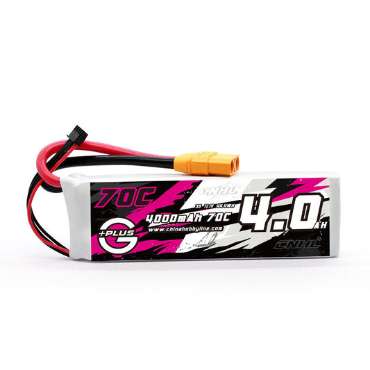 CNHL 4000mAh 11.1V 3S 70C Lipo Battery with XT90 Plug