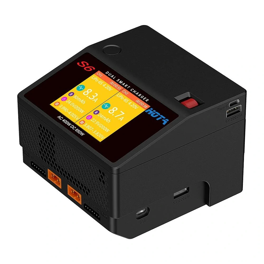 HOTA S6 Dual Channel LiPo Charger AU Plug