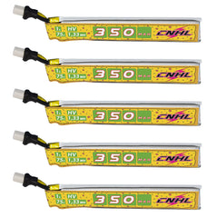 CNHL Pizza Series 350mAh 3.8V 1S 75C Lipo Battery with BT2.0  (5PCS/Packs)