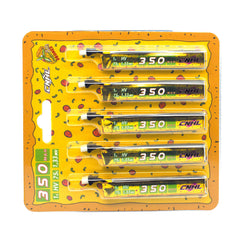 CNHL Pizza Series 350mAh 3.8V 1S 75C Lipo Battery with BT2.0  (5PCS/Packs)