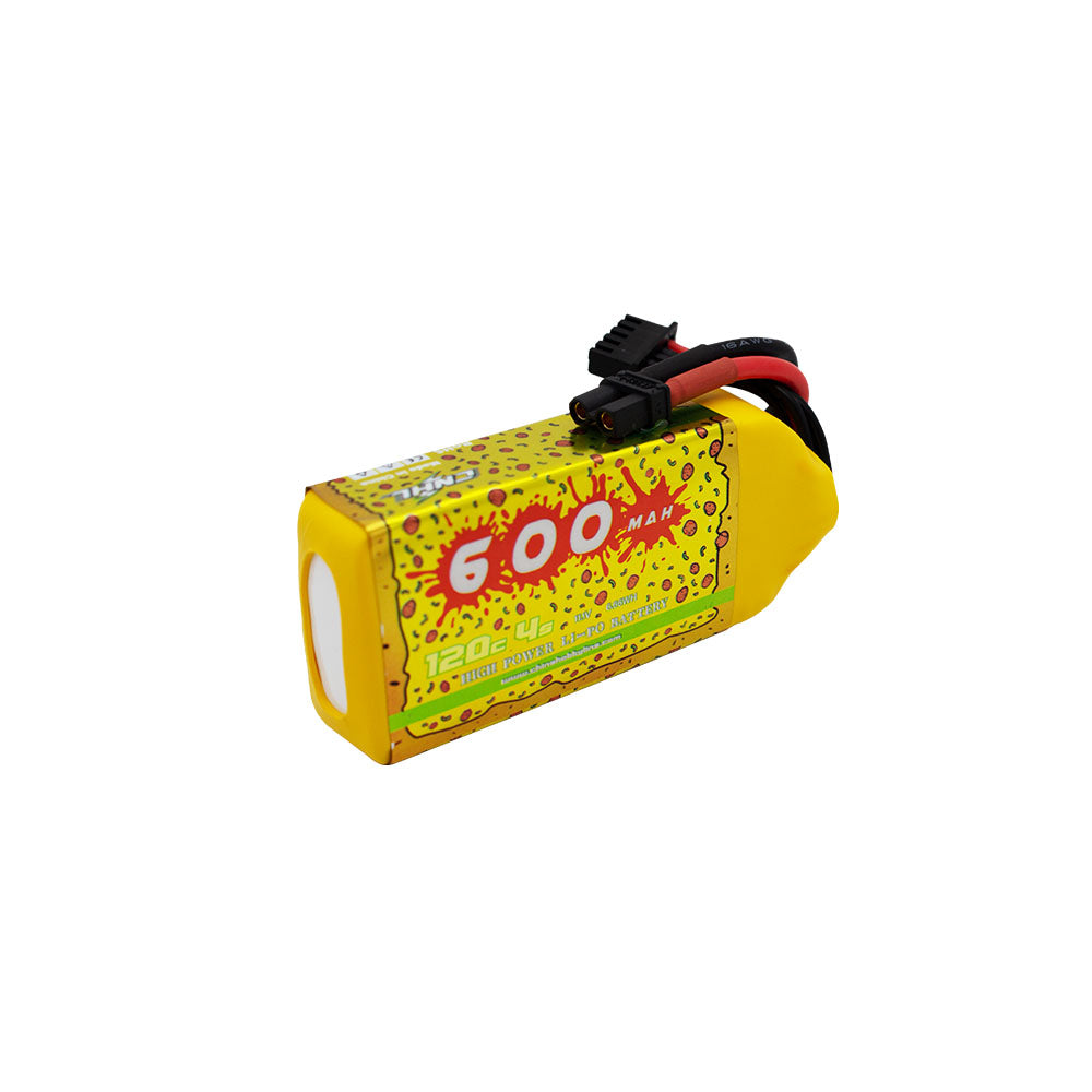 CNHL Pizza Series 600mAh 14.8V 4S 120C Lipo Battery With XT30U