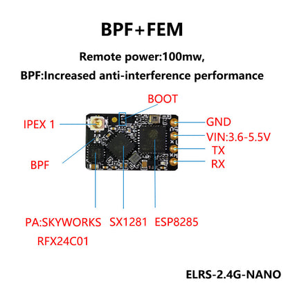 2.4G ELRS Nano Receiver