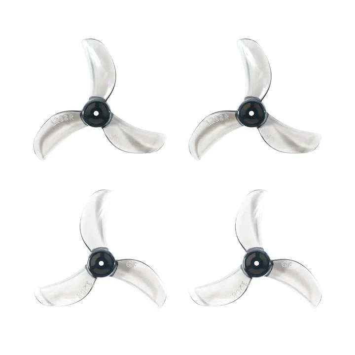 Gemfan 1208 3-blade Propellers(0.8mm/1.0mm Shaft)