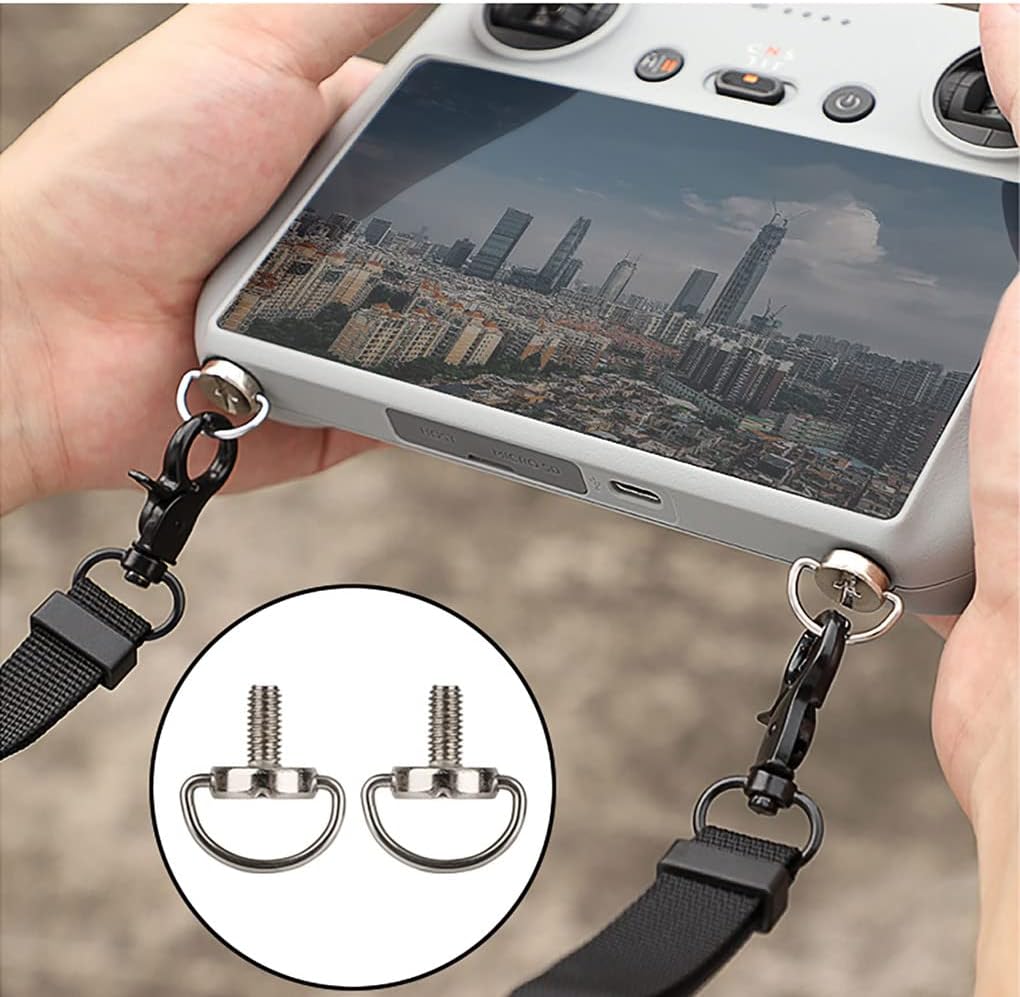 Mavic Mini 3 Pro Controller Accessories Shoulder Lanyard Neck Strap, PU RC Strap for DJI RC/RC PRO/RC2/DJI Smart Controller, Compatible with Mavic Mini 3 Pro