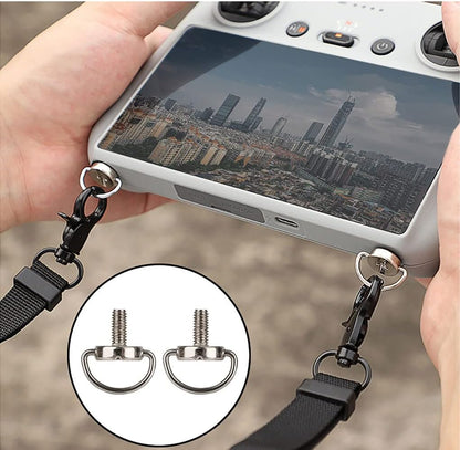 Mavic Mini 3 Pro Controller Accessories Shoulder Lanyard Neck Strap, PU RC Strap for DJI RC/RC PRO/RC2/DJI Smart Controller, Compatible with Mavic Mini 3 Pro