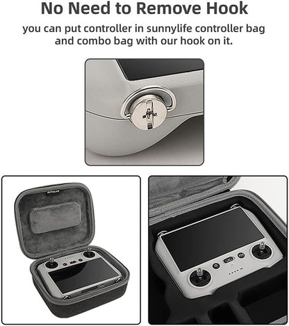 Mavic Mini 3 Pro Controller Accessories Shoulder Lanyard Neck Strap, PU RC Strap for DJI RC/RC PRO/RC2/DJI Smart Controller, Compatible with Mavic Mini 3 Pro