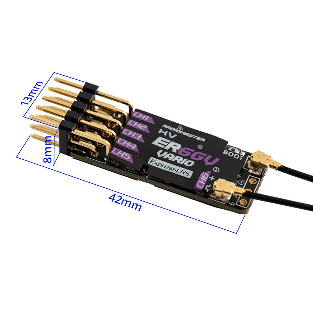 ER6GV 2.4GHz ELRS PWM Receiver Vario