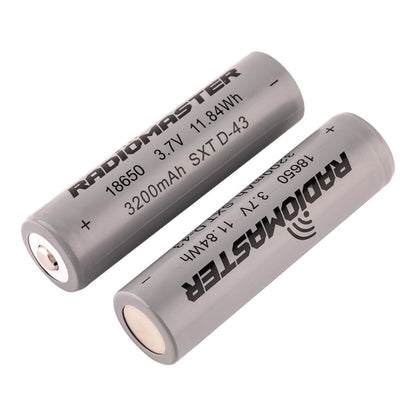 18650 3200mAh 3.7V Battery (2pcs) for TX16S / Boxer / TX12/ Pocket / MT12 Radios