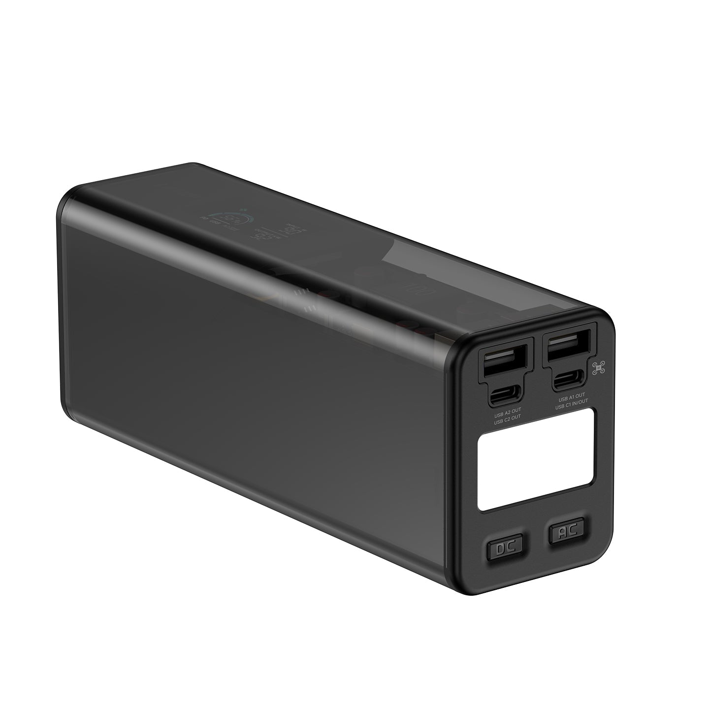 LKTOP POWER K1S 27000mAh Power Bank with AC Socket, 2 USB-A and 2 USB-C Port, 100W High Power，Built-in LED Lighting