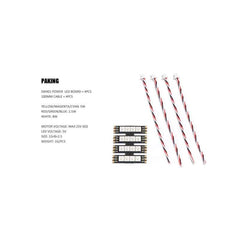 DIATONE MAMBA FLASHBANG SW401 MOTOR LED BOARD (4PCS)