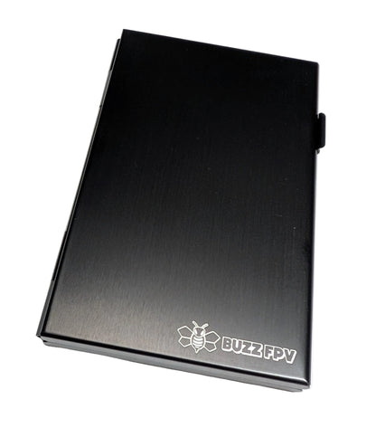 BuzzFpv SD card holder, 12 Slots Aluminium Storage Box Case For Micro SD Card & SD Card Memory Card Holder, memory card carrying case