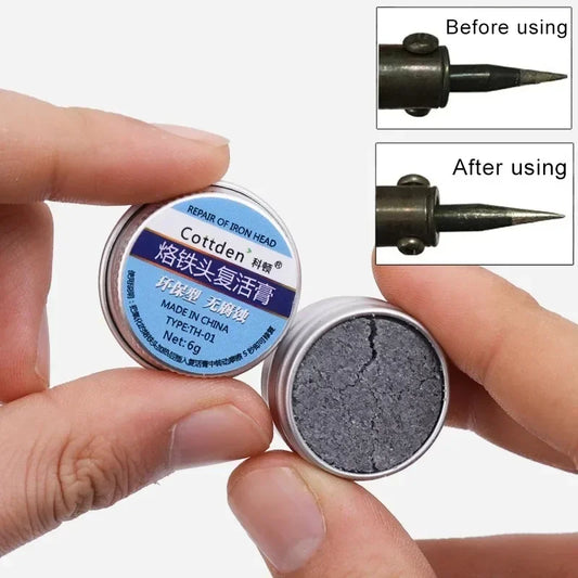 Soldering Iron Head Repairing Agent Removing Oxidation Cleaning Cream Activator Welding Iron Tip Cleaner Lead Free 26g