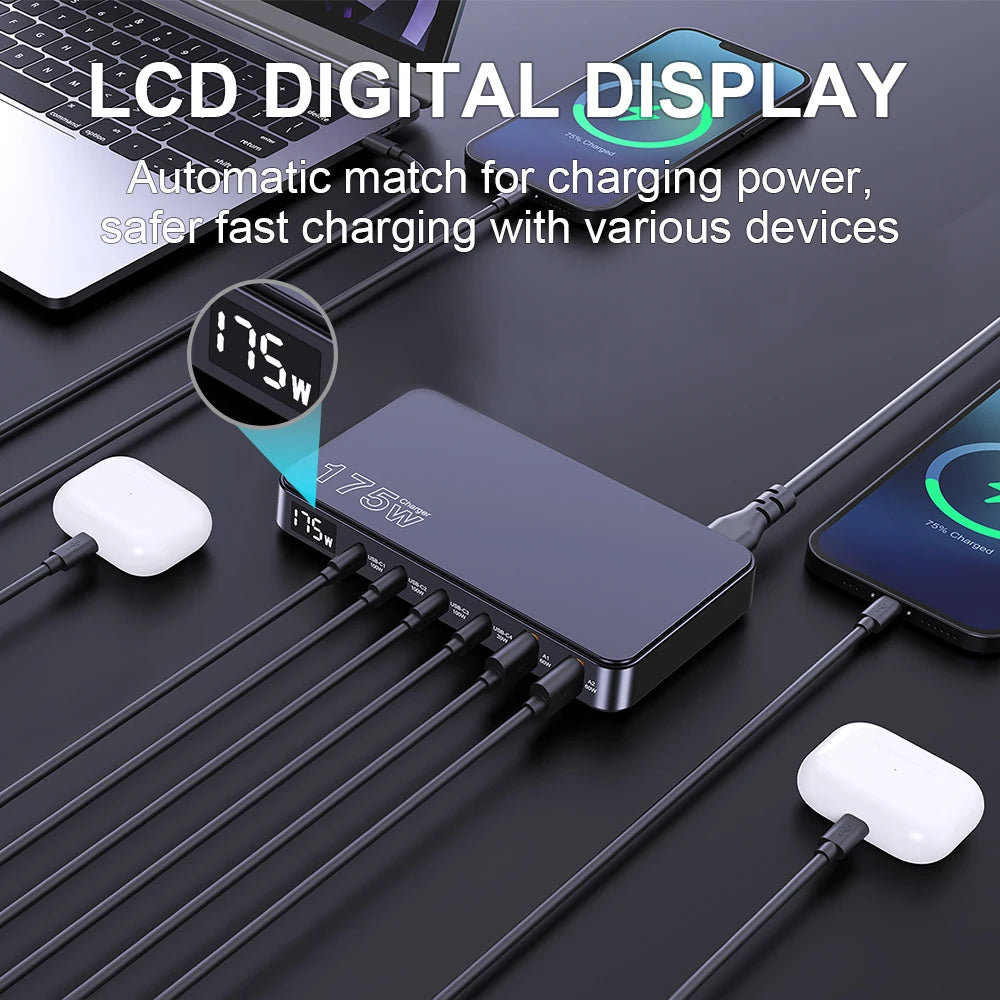 175W USB C GaN Charger