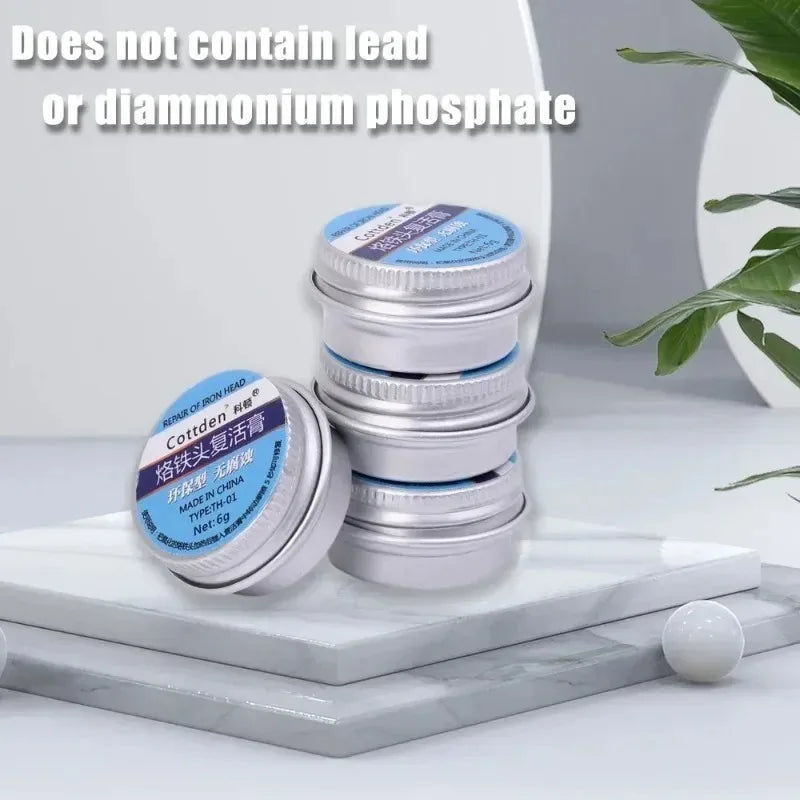 Soldering Iron Head Repairing Agent Removing Oxidation Cleaning Cream Activator Welding Iron Tip Cleaner Lead Free 26g