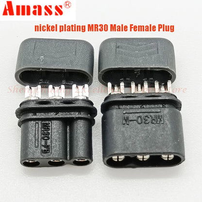 Amass MR30 Black Three-core 3Pin Connector