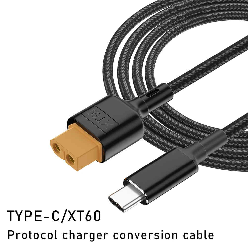 XT60 Type-C Adapter USB-C Male to XT60 Charging Cable