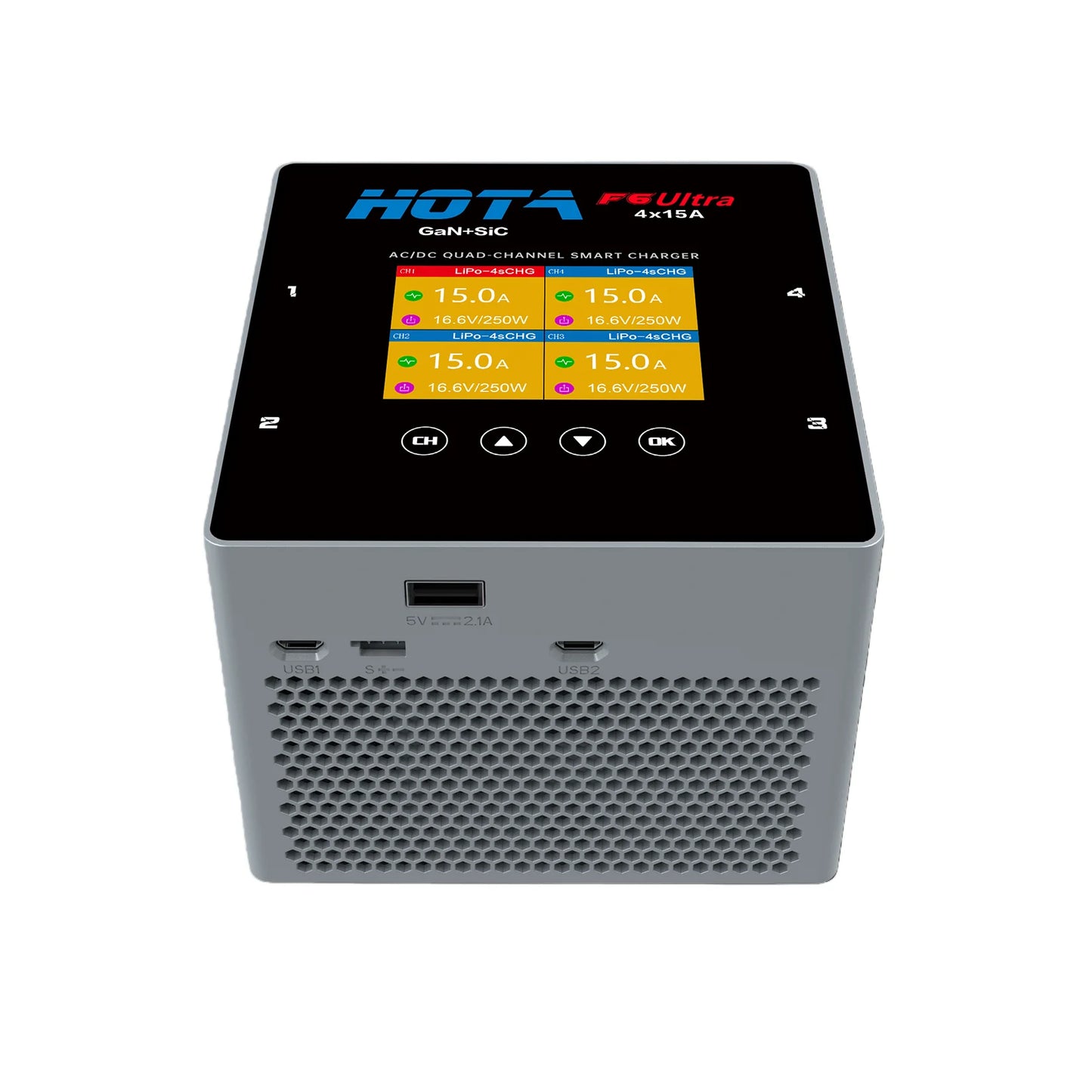 HOTA F6 Ultra 4-channel Intelligent Balance Charger AC DC