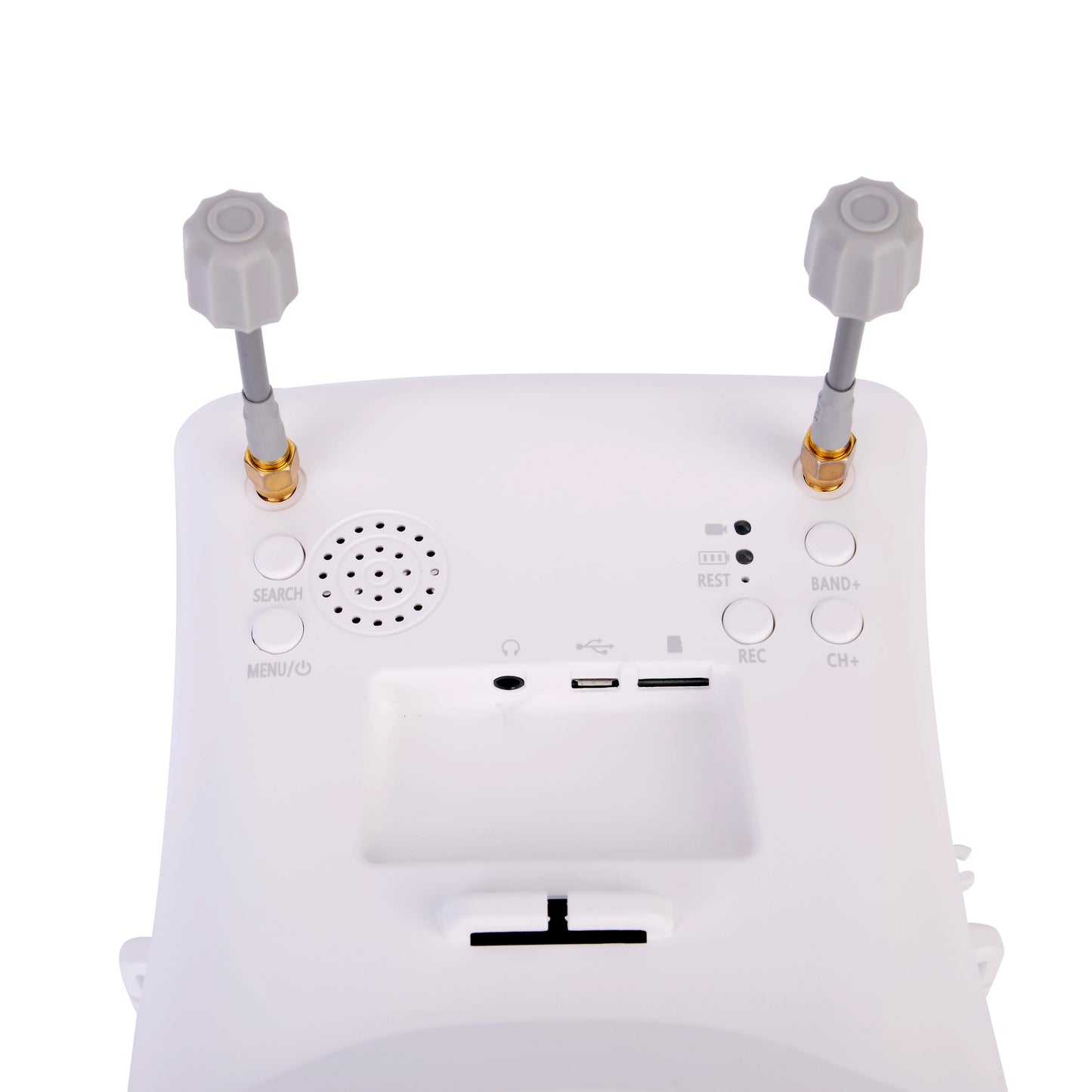 DMKR 008D PRO White FPV Goggle with DVR 5.8GHz 40ch Receiver 3.7V/2000mAh Battery 4.3 inch HD LCD