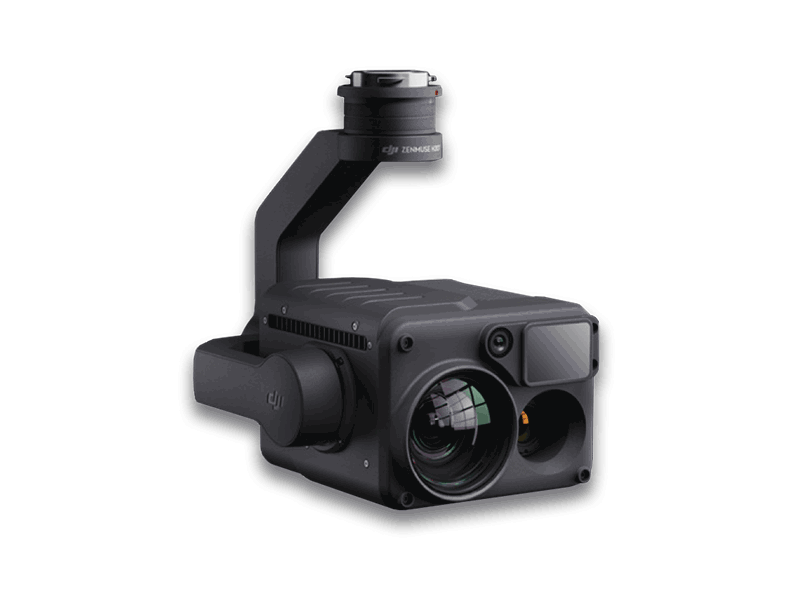 Front view of DJI Zenmuse H20T thermal camera gimbal for rent