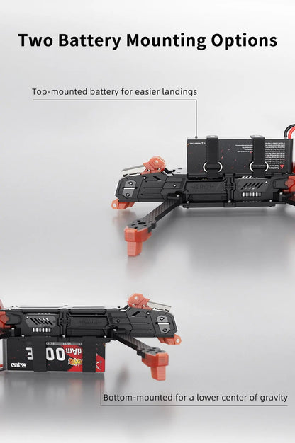 GEPRC GEP - MOZ7 V2 Frame 7.5 - inch Long - range Frame Designed for the O4 Air Unit Pro HD VTX and Supports 8 - inch Propellers - Buzz Fpv