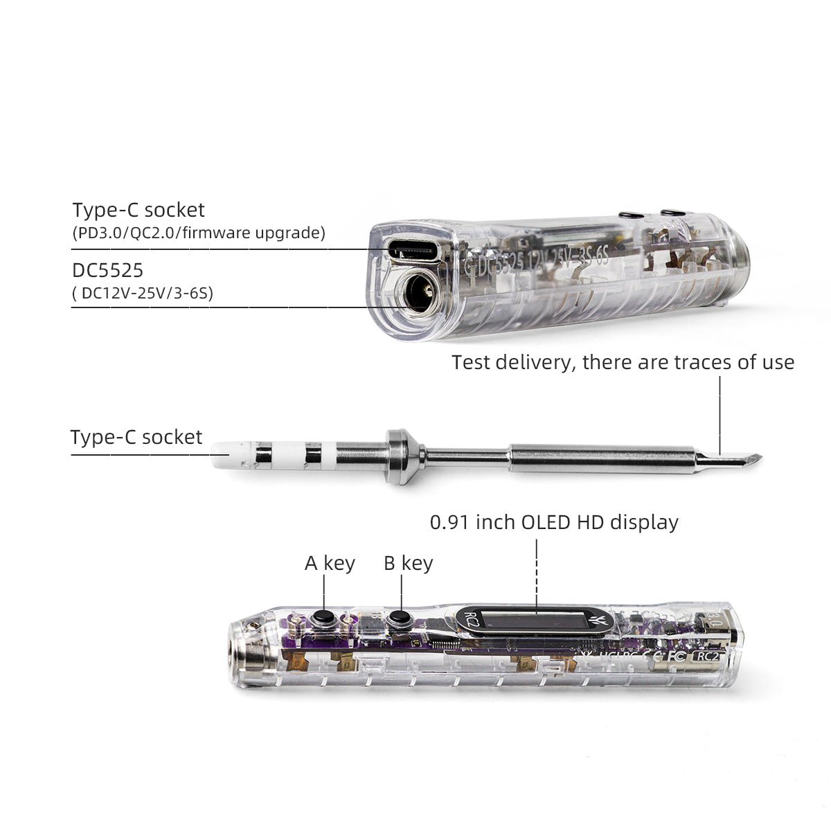 HGLRC RC2 Soldering Iron