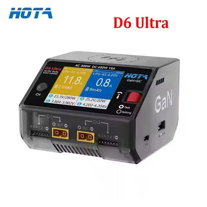 HOTA D6 ULTRA GaN Charger AC300W DC650W 15A Wireless Charging