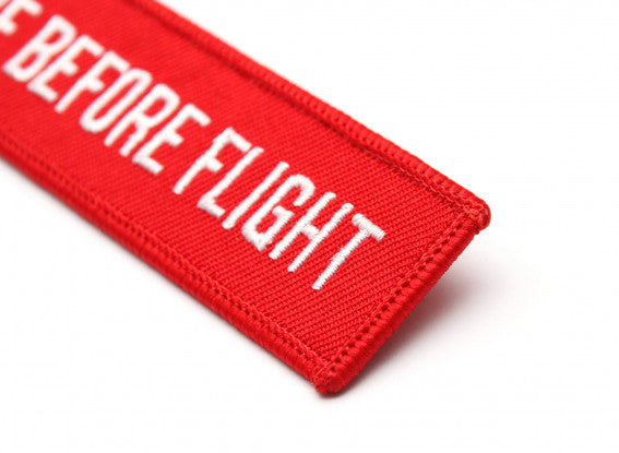 Remove Before Flight Safety Tag and Keyring