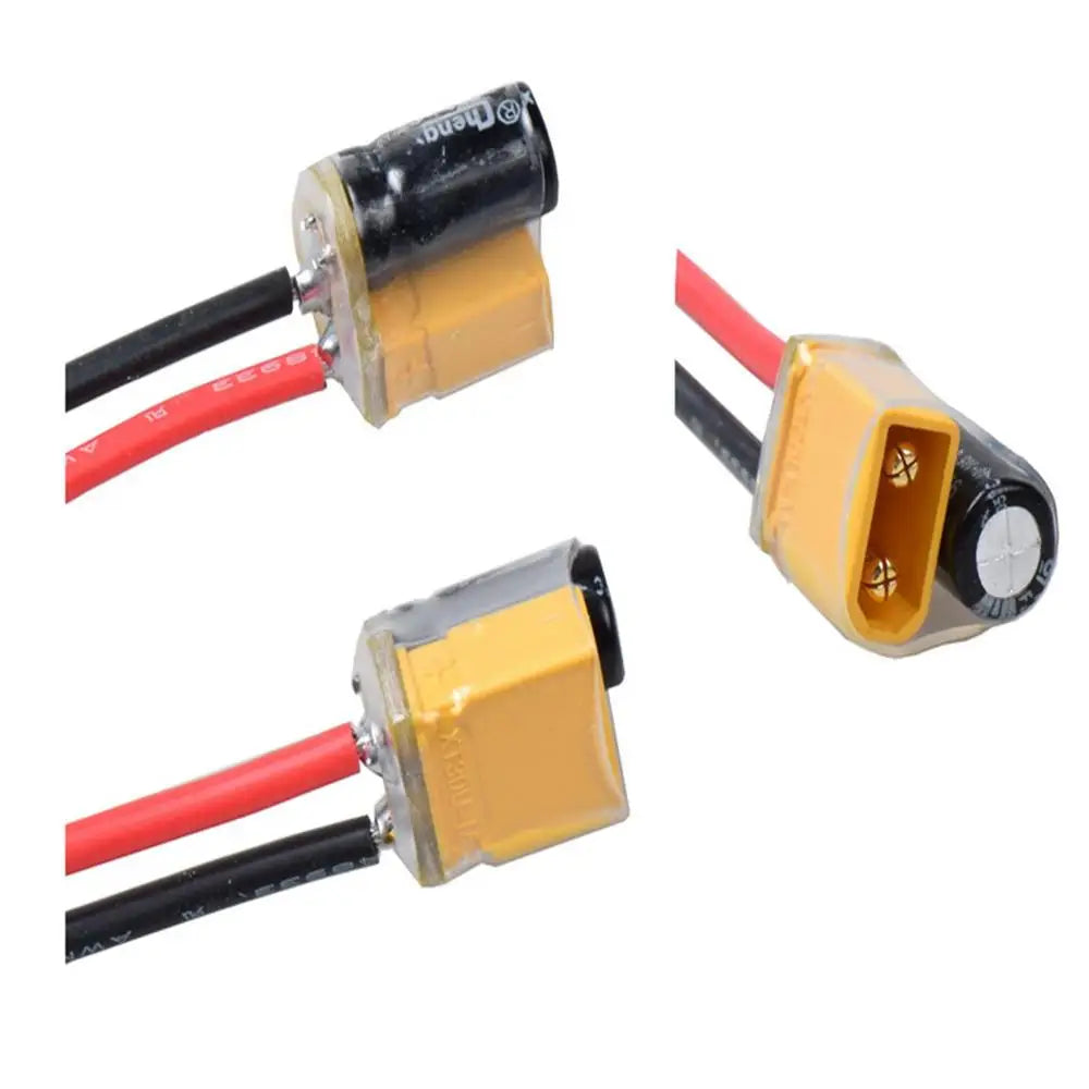 1-PCS-XT30-CAP-Filter-Silicone-Wire-2-S-6S-220UF-25V-Flight-Control-ESC-Filter-2