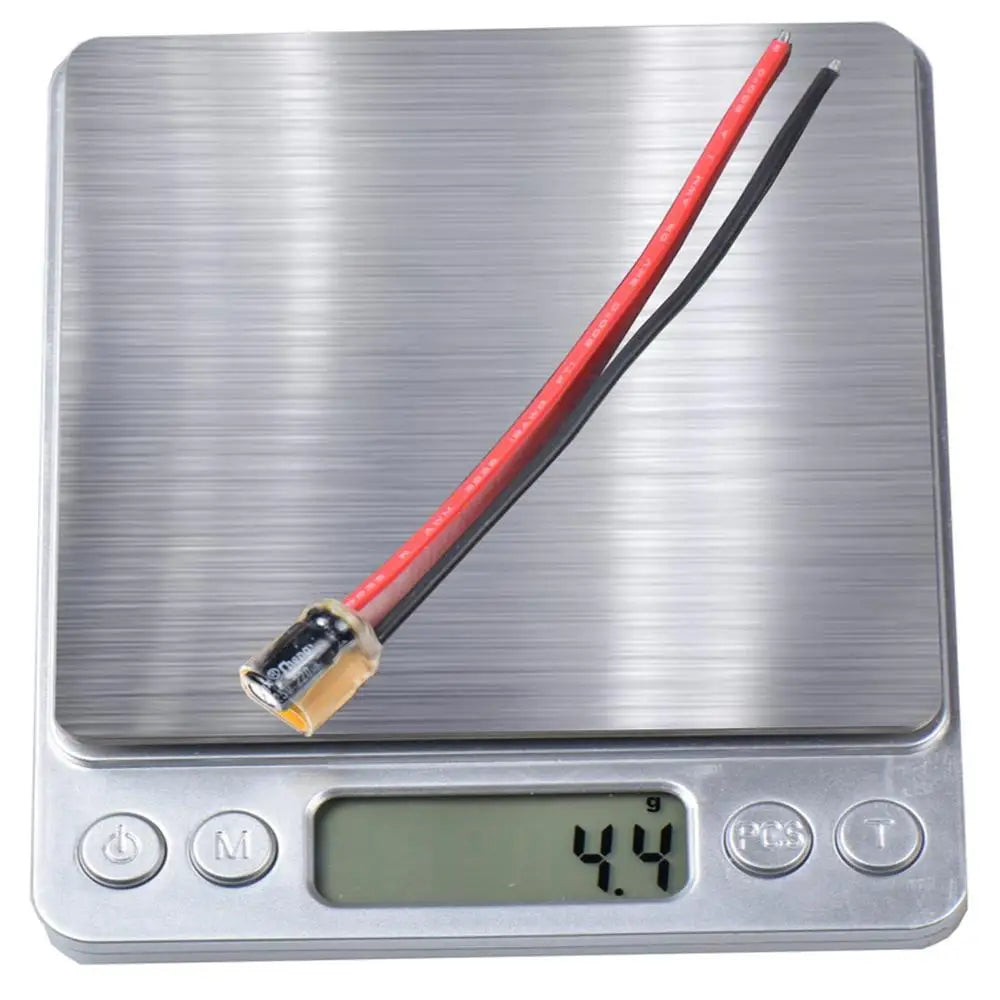 1-PCS-XT30-CAP-Filter-Silicone-Wire-2-S-6S-220UF-25V-Flight-Control-ESC-Filter-3