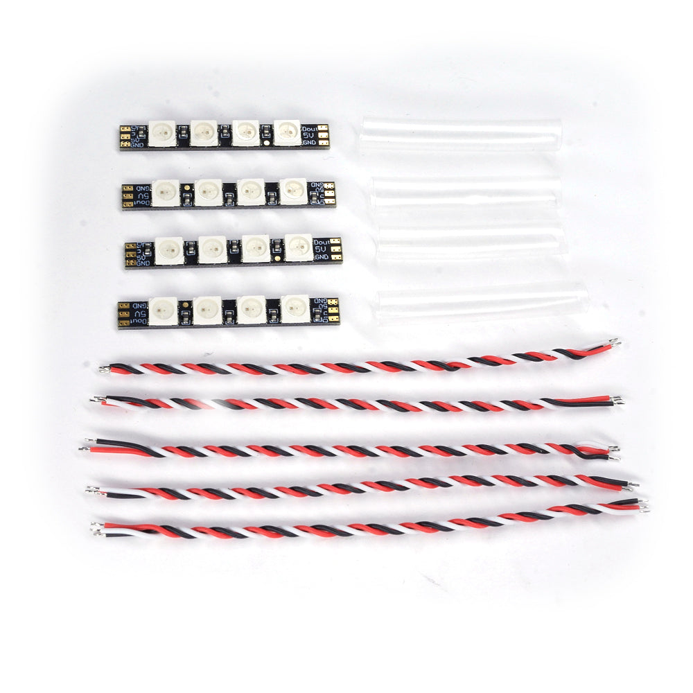 RGB LED Strip WS2812 Addressable 5V 4pcs Kit | BuzzFPV – Buzz Fpv