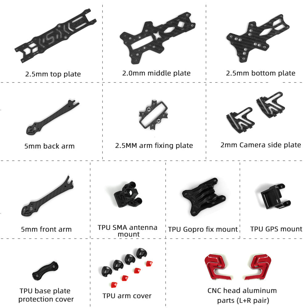 hglrc-sector-d5-fr-5-inch-freestyle-fpv-frame-981894