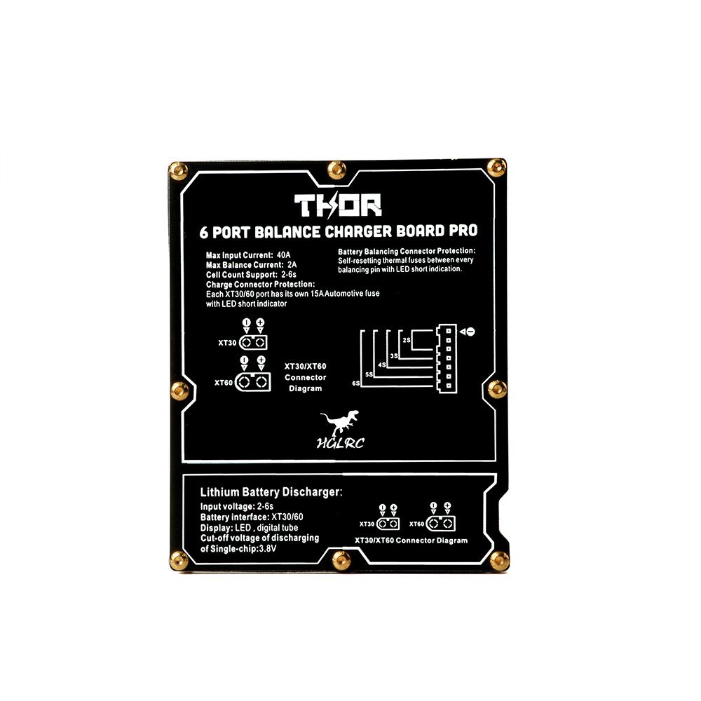 hglrc-thor-6-port-lipo-battery-balance-charger-board-pro-40a-xt60-xt30-plug-2-6s-integrated-with-lipo-discharger-for-imax-b6-isdt-q6-nano-hota-d6-pro-p6-776356