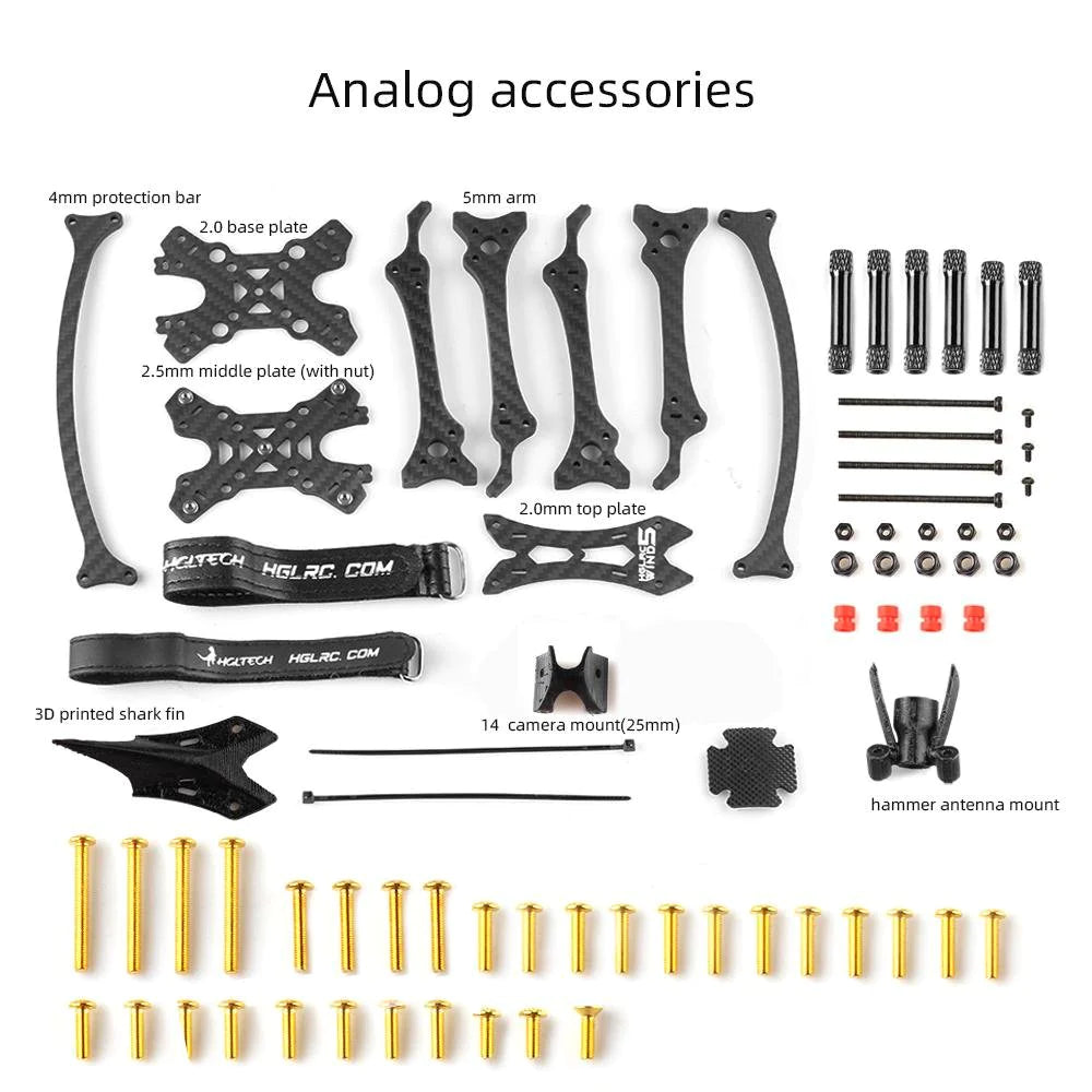 hglrc-wind5-lite-true-x-frame-kit-5-inch-for-fpv-racing-drone-791592